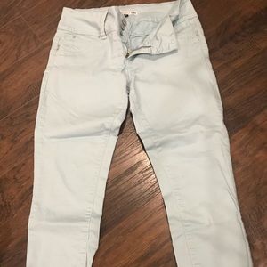 Light Blue Capri Pants